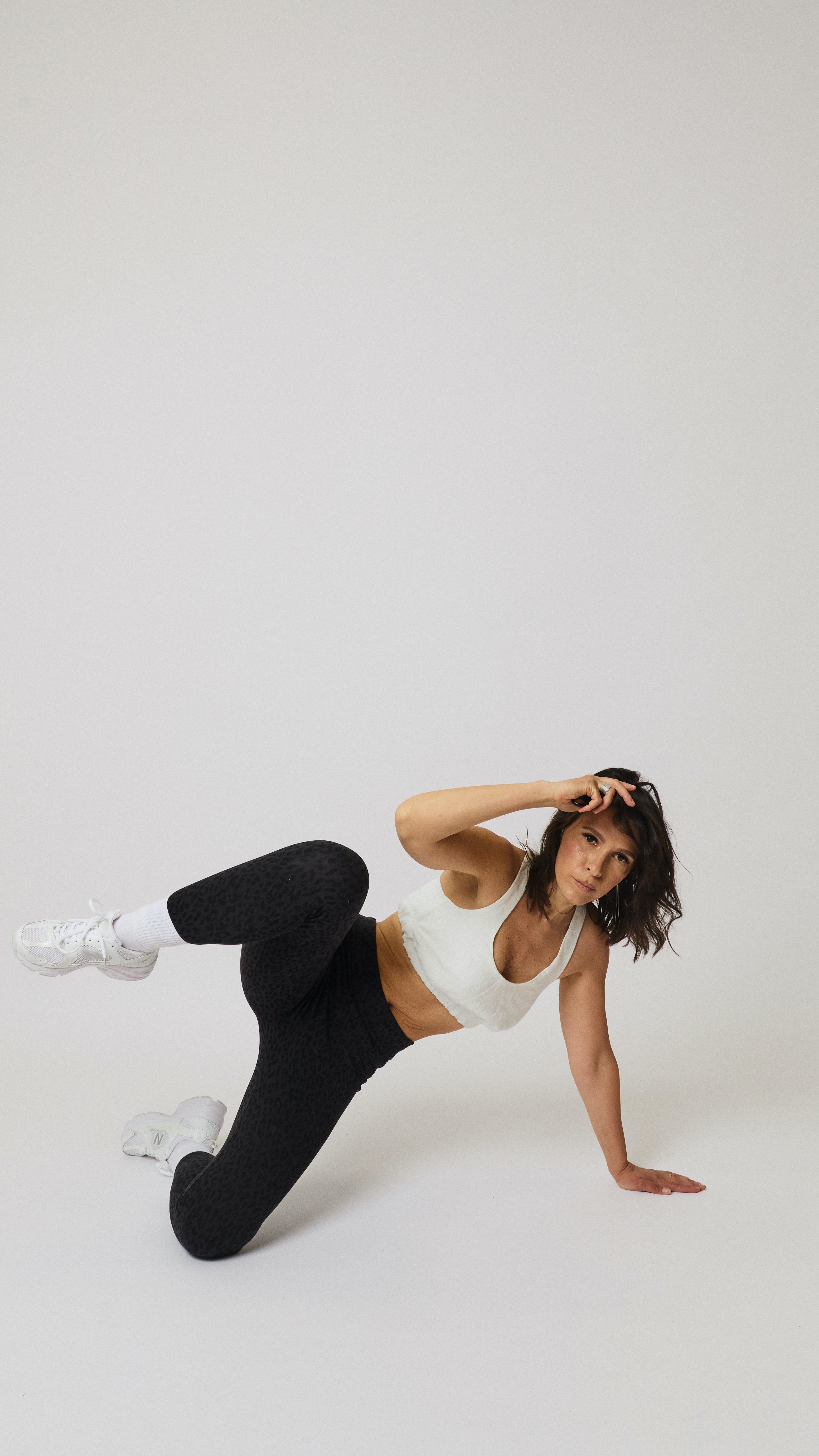 Flora linen sports bra by NOMÈI