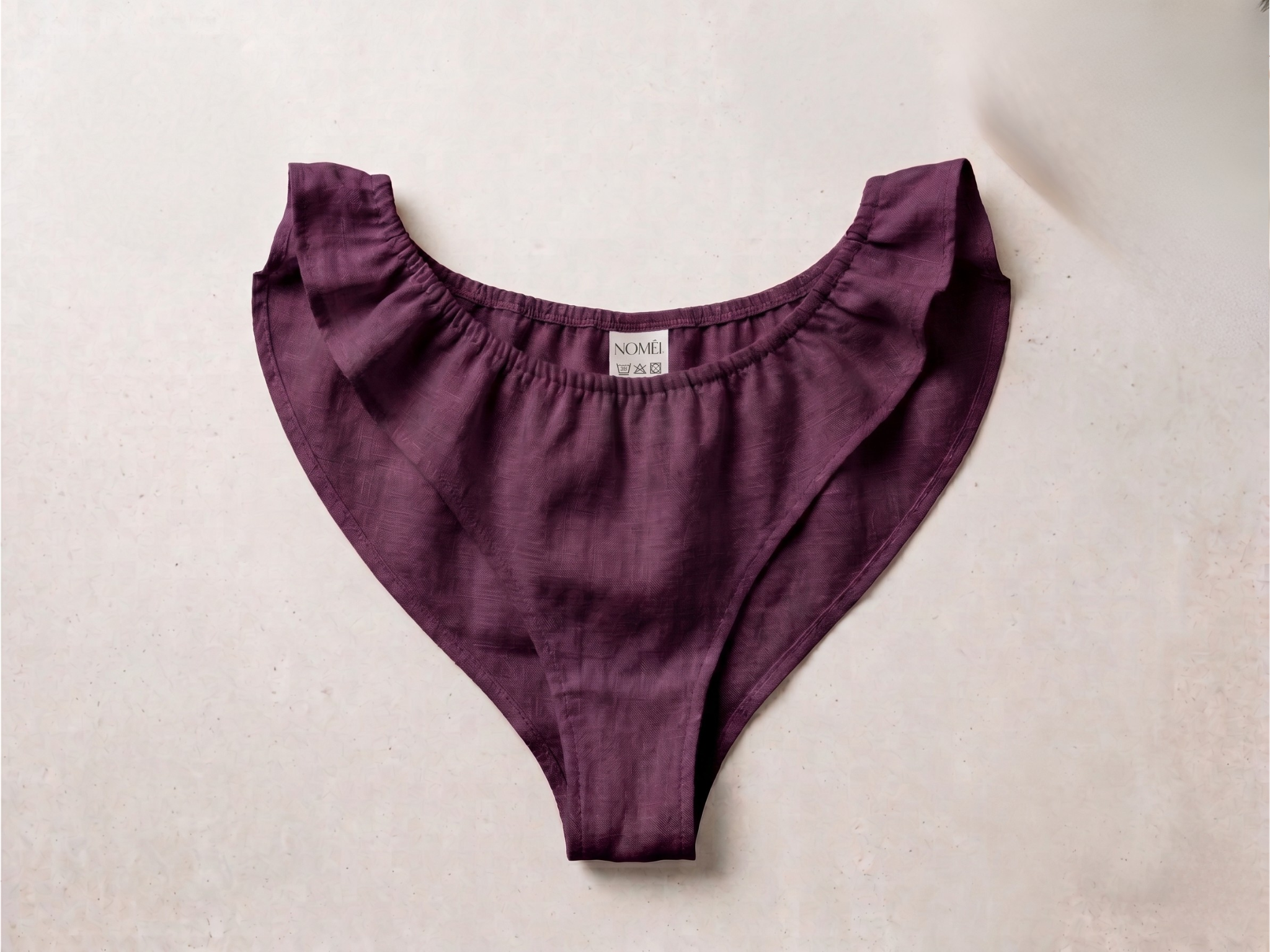 Maia briefs in soft Lithuanian linen by NOMÈI