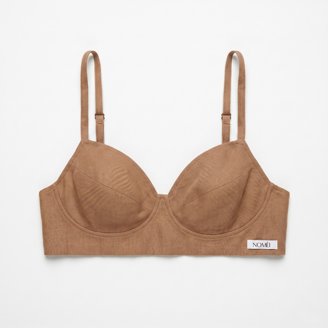 Gaia wireless everyday bra in linen by NOMÈI
