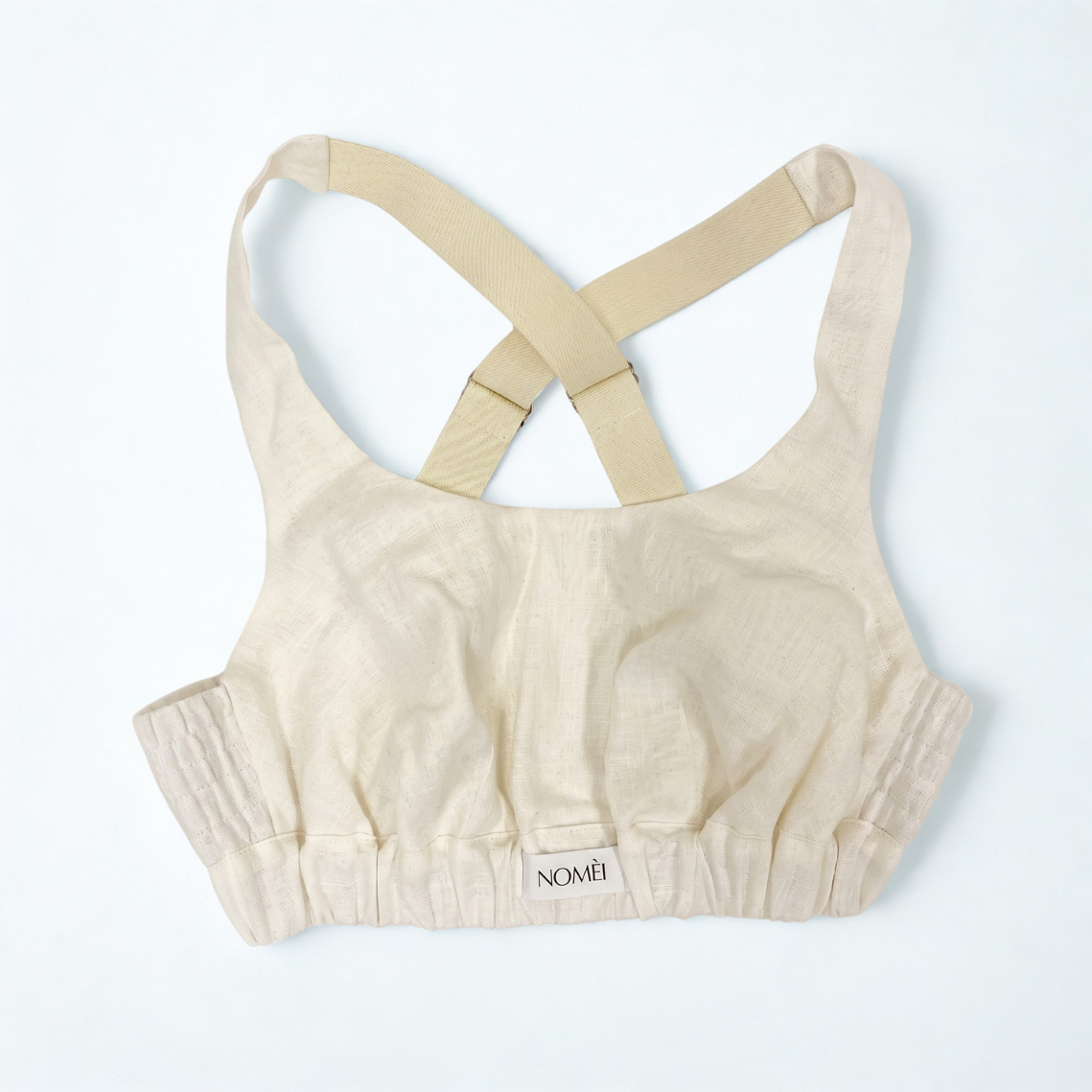 Flora linen sports bra by NOMÈI