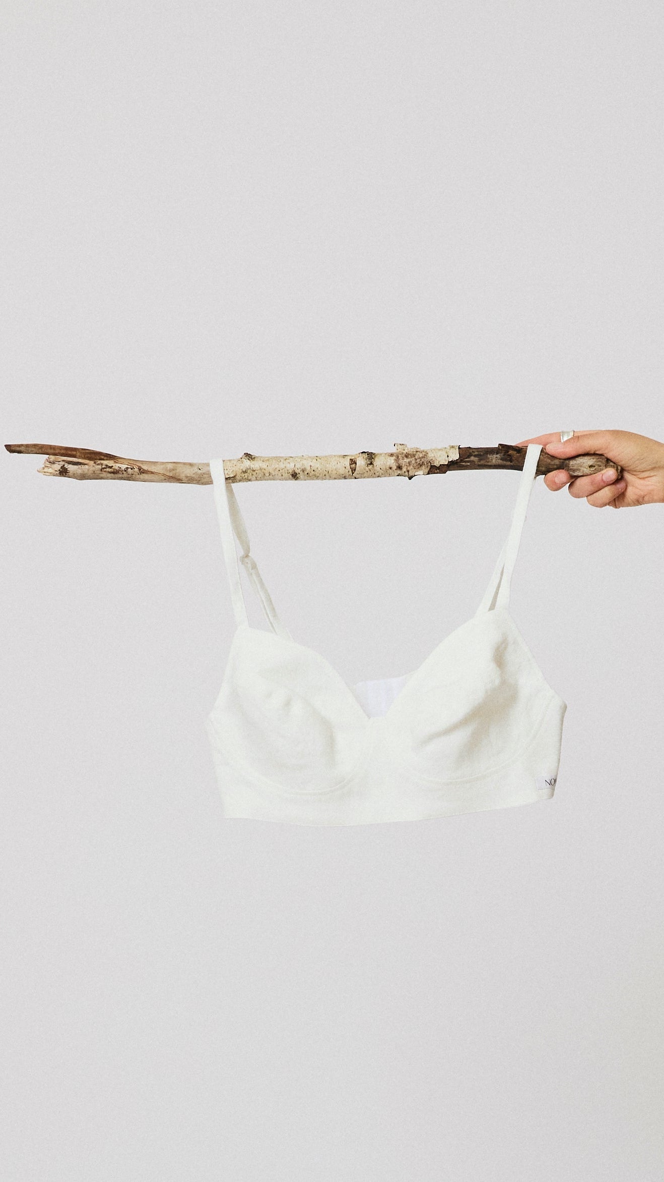 Gaia wireless everyday bra in linen by NOMÈI