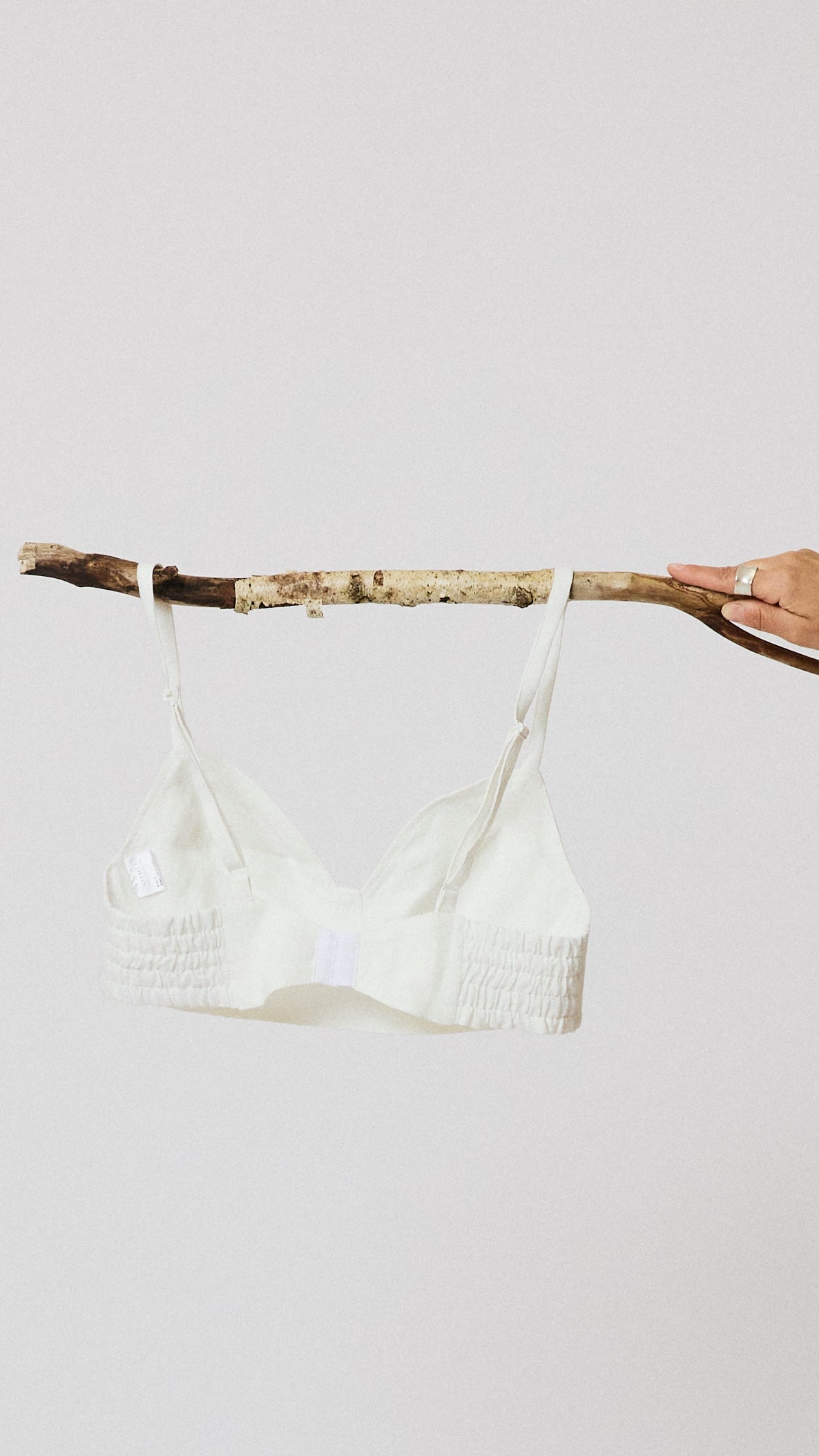 Gaia wireless everyday bra in linen by NOMÈI