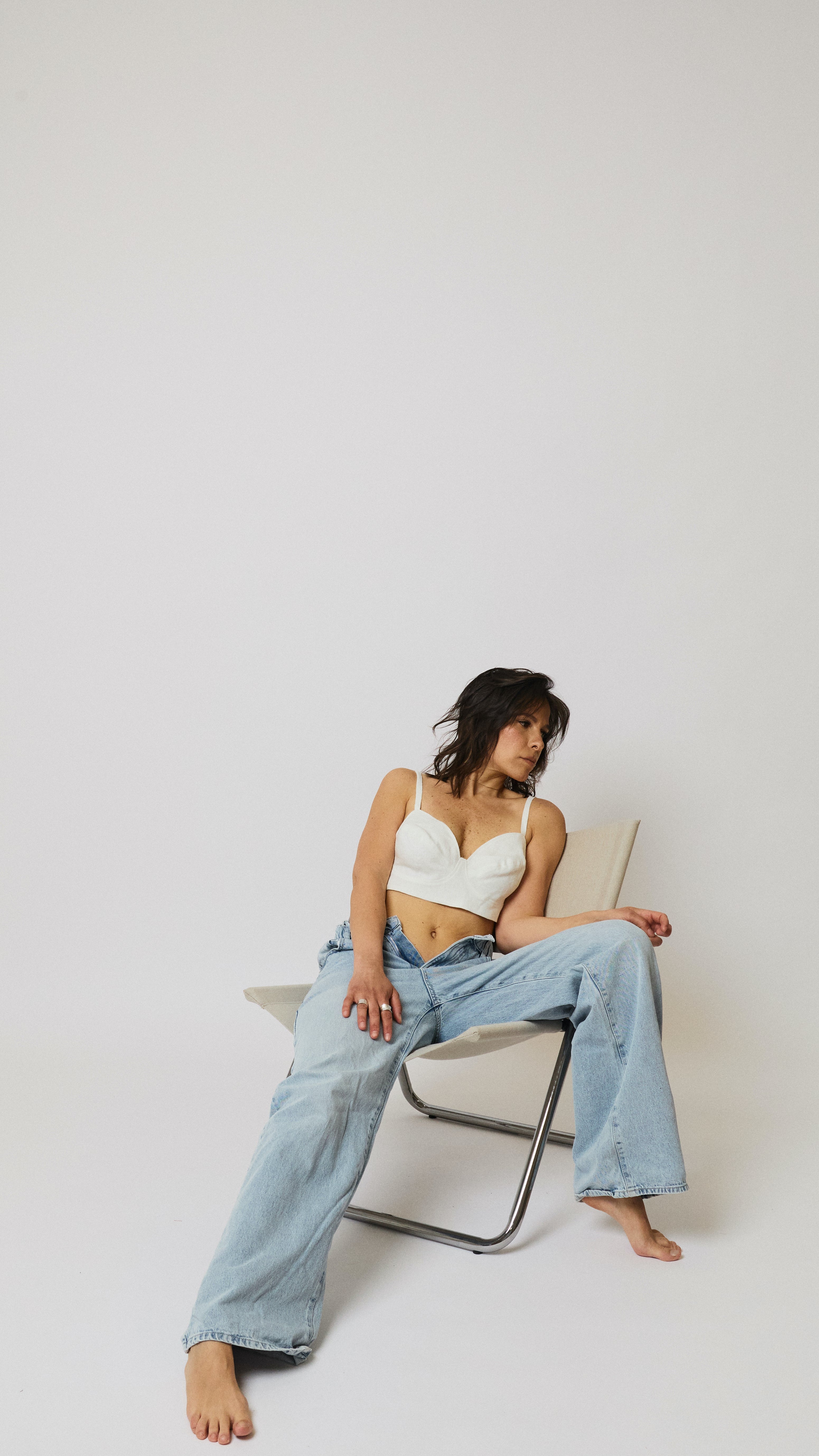 Gaia wireless everyday bra in linen by NOMÈI