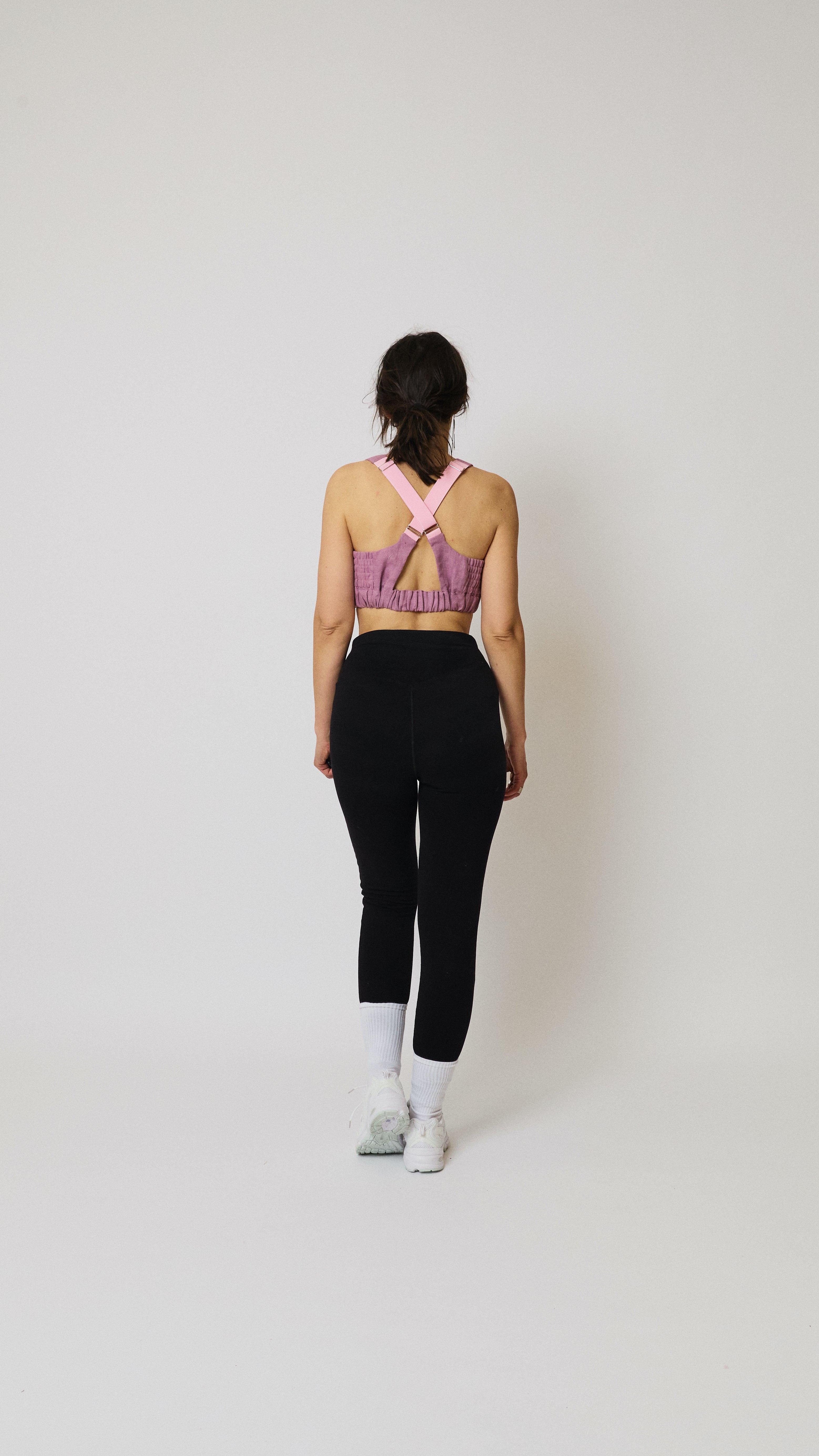 Flora linen sports bra by NOMÈI