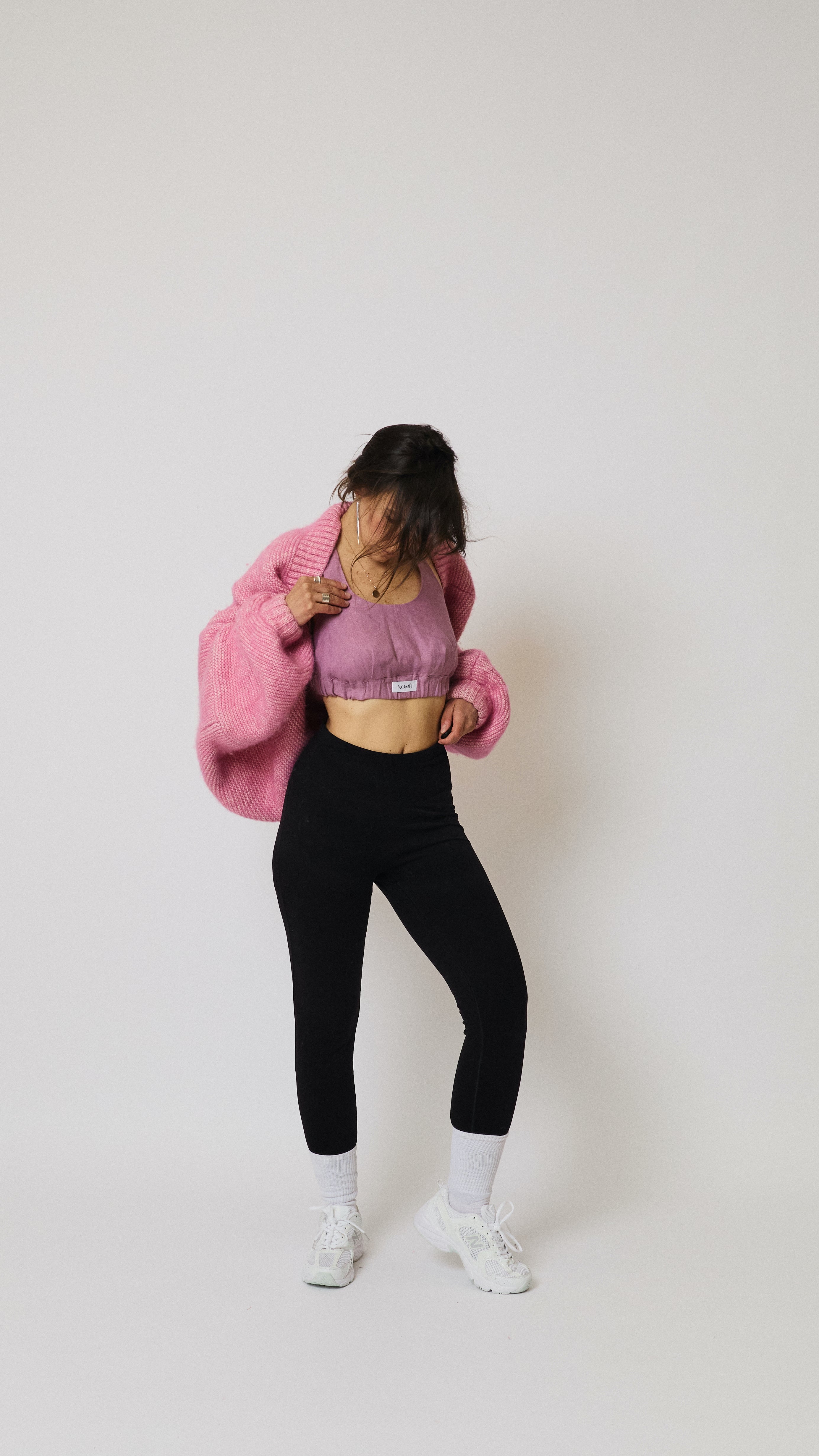 Flora linen sports bra by NOMÈI